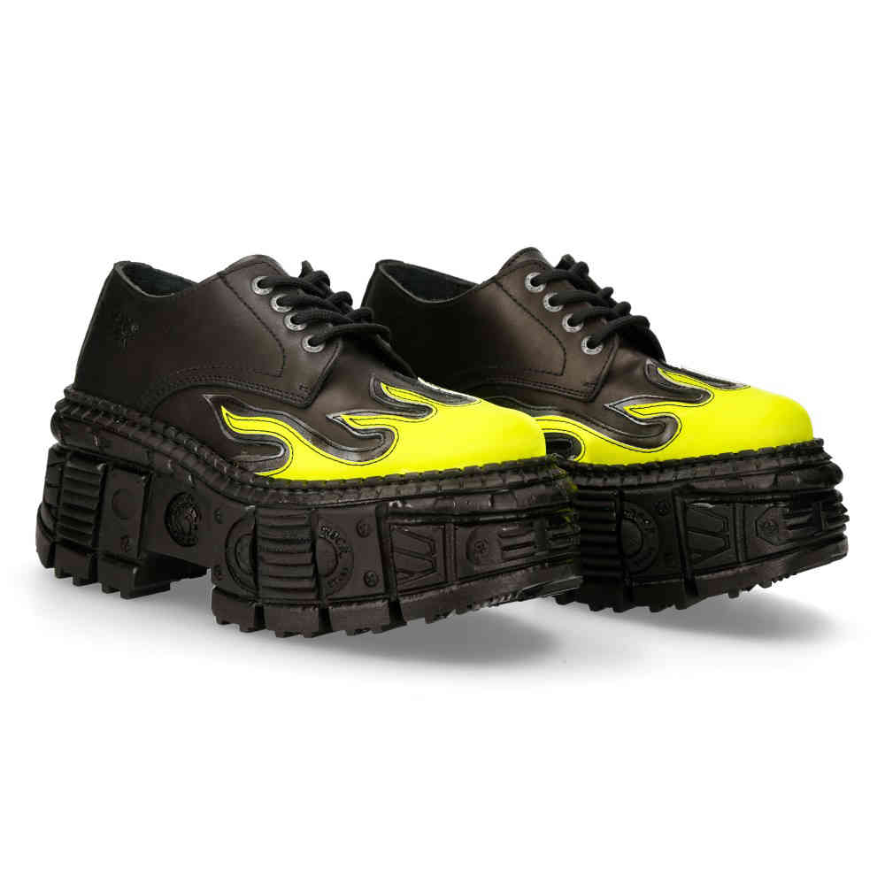 New Rock - M-WALL211-S2 Niedrige Schuhe - Silberfarben/Schwarz